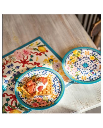 Farfurie pentru desert, 21.5 cm, Flower&Lemon - GUZZINI 